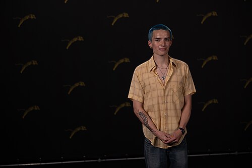 Harris Lowe, actor for the movie ManHunt at 79th Locarno Film Festival