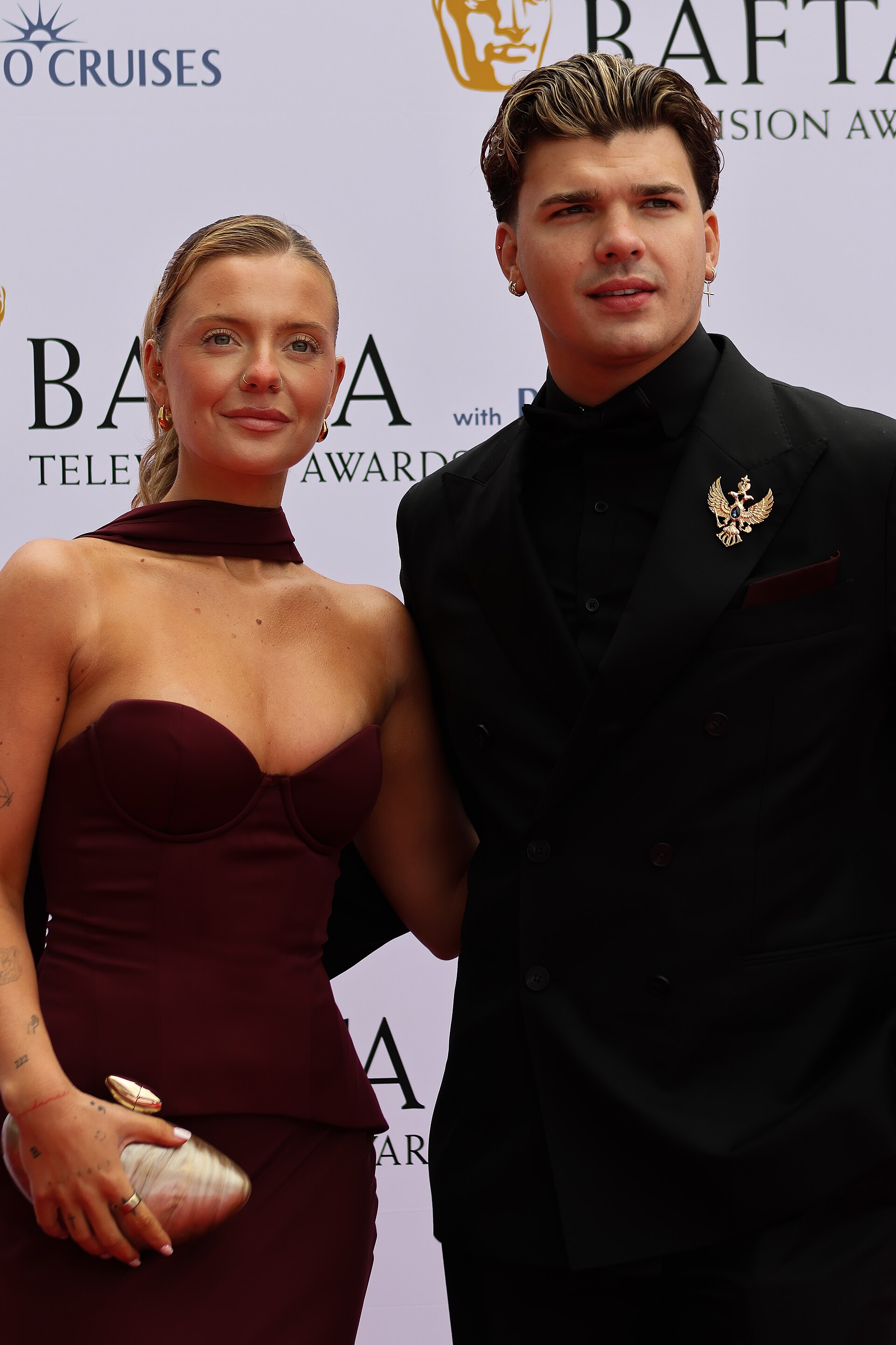 Traitors Series 2 cast, Harry Clarke & Anna Maynard at the TV BAFTA red carpet May 26