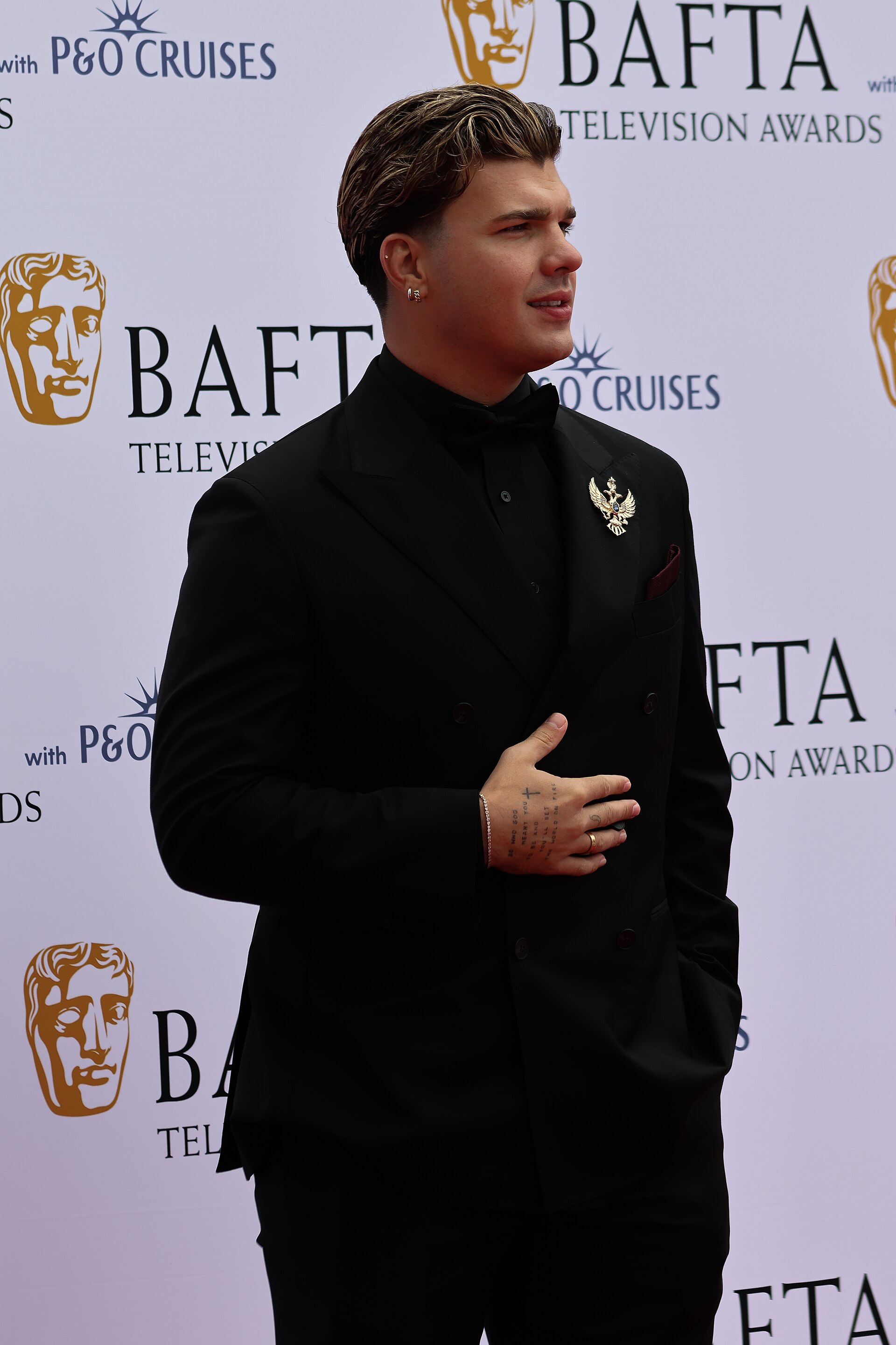 Traitors Series 2 cast, Harry Clarke at the TV BAFTA red carpet May 26