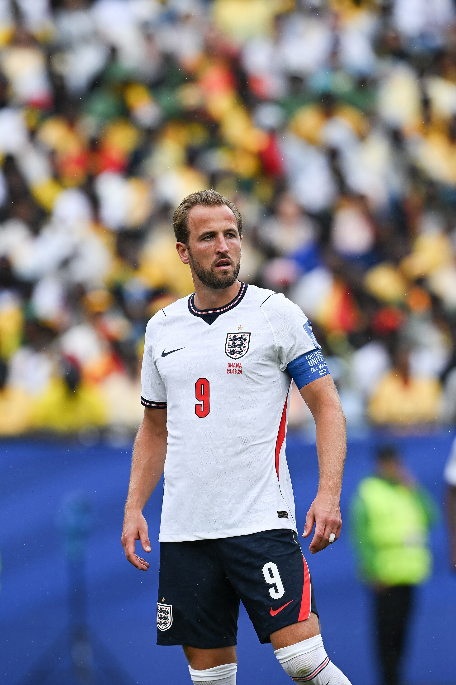 FOXBOROUGH, UNITED STATES - June 23: Harry Kane #9 of England ahead of the FIFA World Cup 2026 Group L match between England and Ghana on June 23, 2026 Boston Stadium , Foxborough, Massachusetts