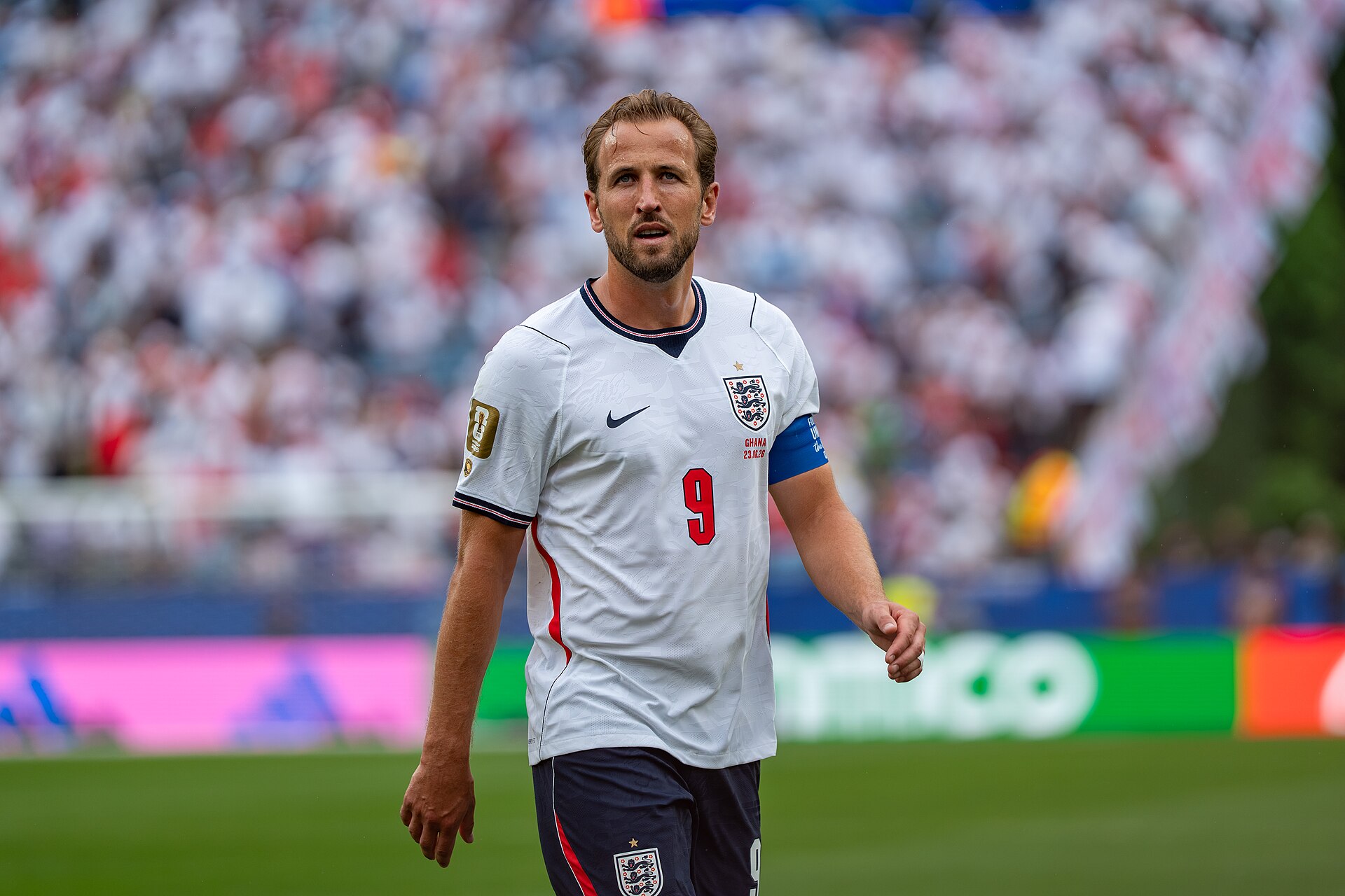 Harry Kane during England v Ghana on 23 June 2026 at the 2026 FIFA World CupWikiPortraits at 2026 FIFA World Cup (England v Ghana, 23 June 2026)