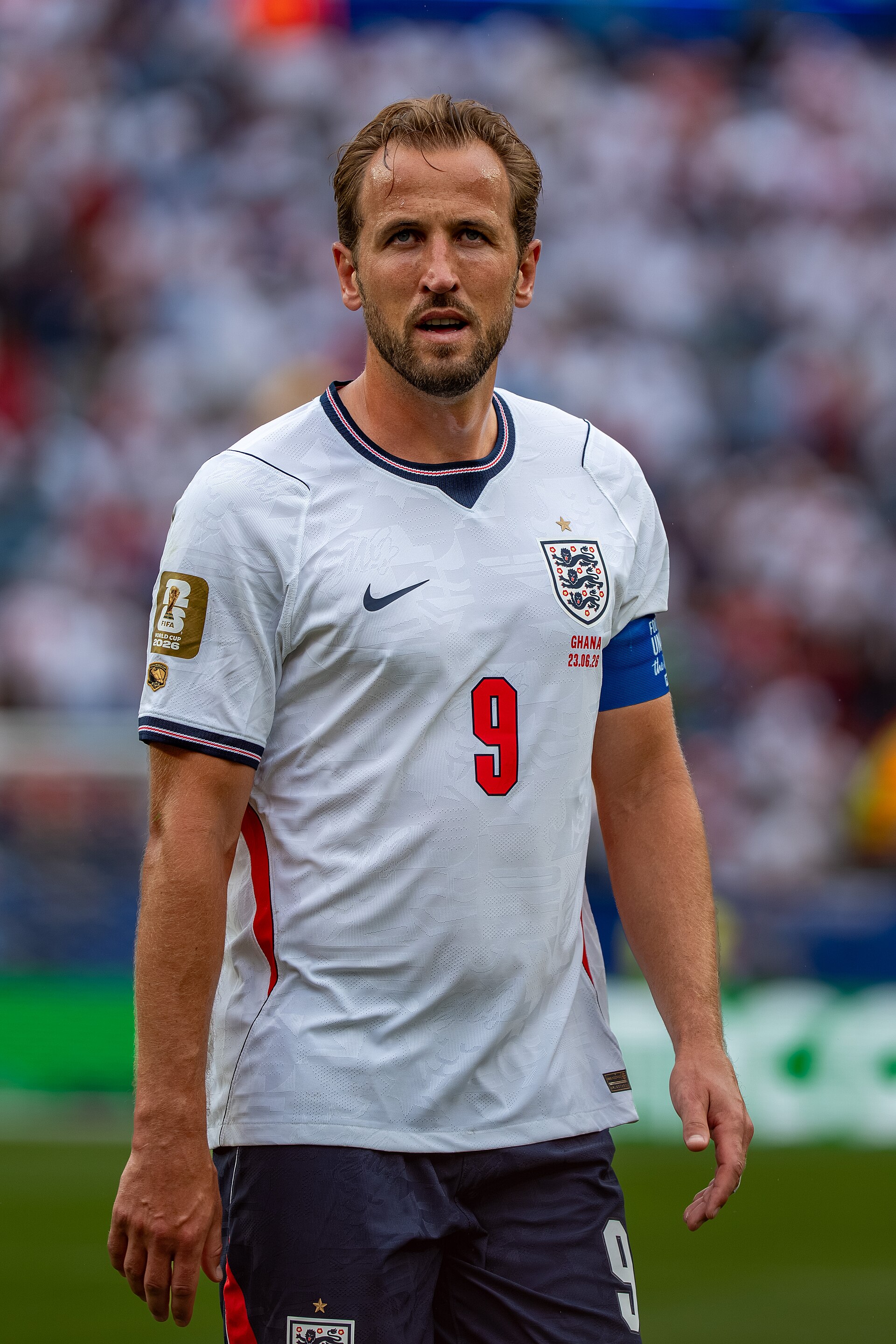 Harry Kane during England v Ghana on 23 June 2026 at the 2026 FIFA World CupWikiPortraits at 2026 FIFA World Cup (England v Ghana, 23 June 2026)