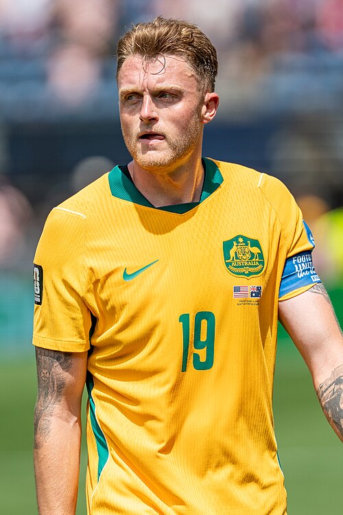 Harry Souttar during United States v Australia on 19 June 2026 at the 2026 FIFA World Cup