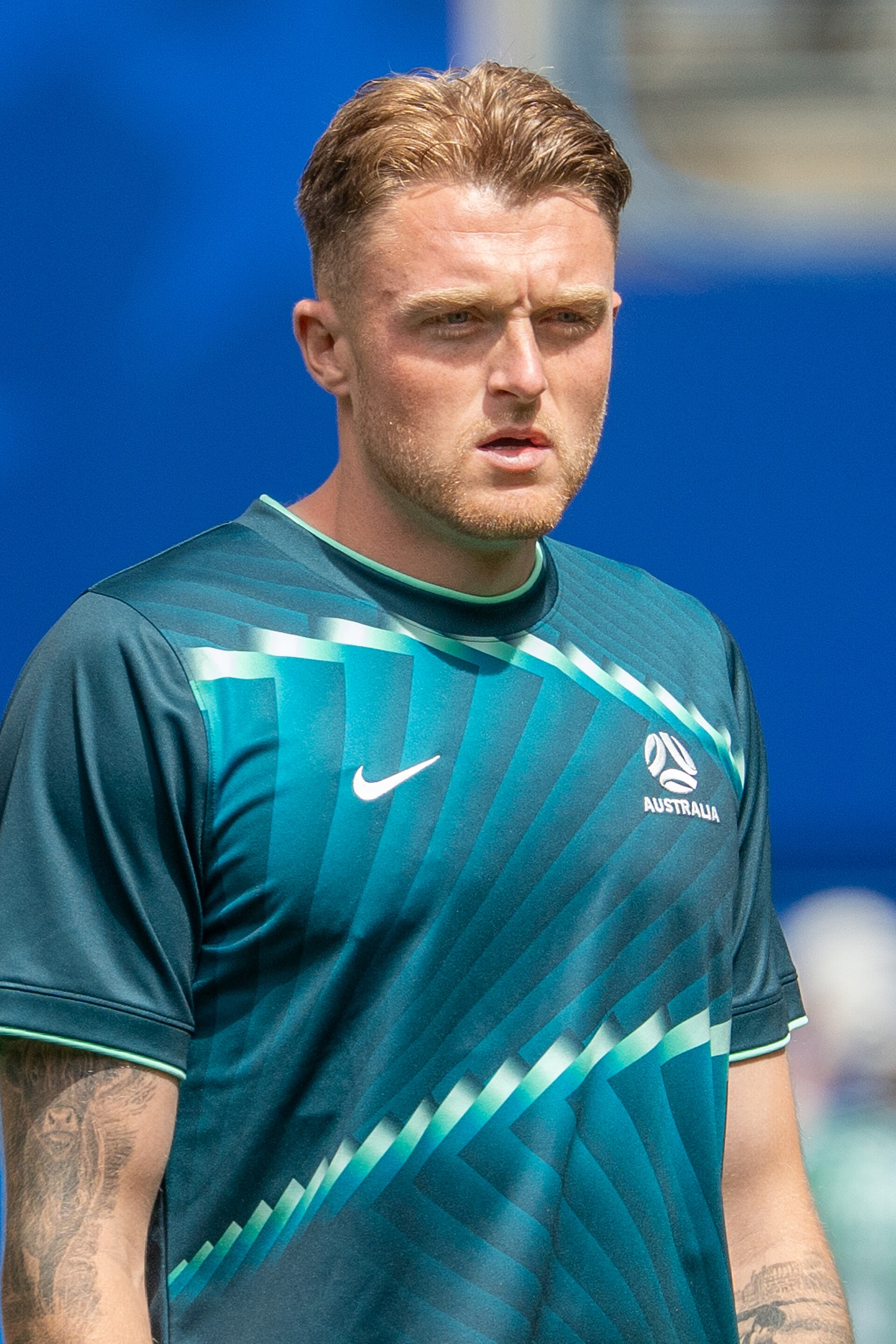 Harry Souttar during United States v Australia on 19 June 2026 at the 2026 FIFA World Cup