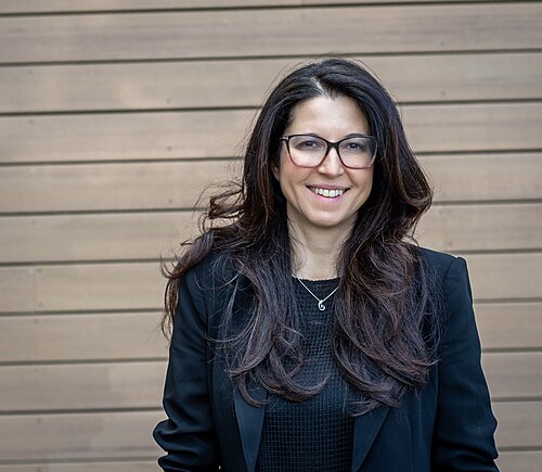 Heather Berlin, neuroscientist and clinical psychologist, at TED 2025 in Vancouver, Canada