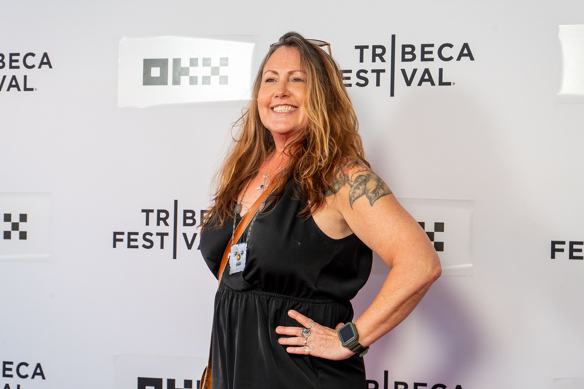 Heather Denton at the premiere of "The Long Haul" at the 25th Tribeca Film Festival in New York City.