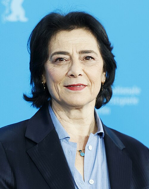 Hiam Abbass pose at the "À Voix Basse" (In A Whisper) photocall at Berlinale 2026 in Berlin, Germany