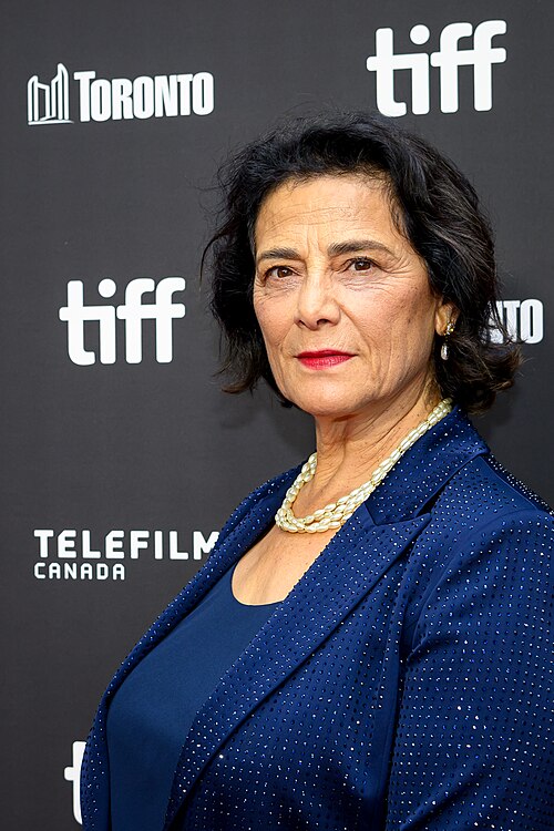 Hiam Abbass at the screening of Atonement at the 2026 Toronto International Film Festival.