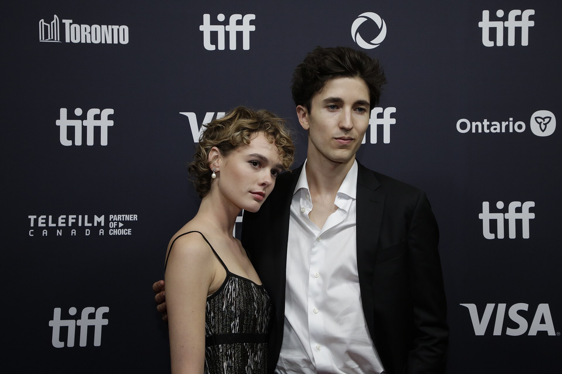 Holden Fraser and Mies van Rooijen at the REntal Family Premiere at TIFF 2025.