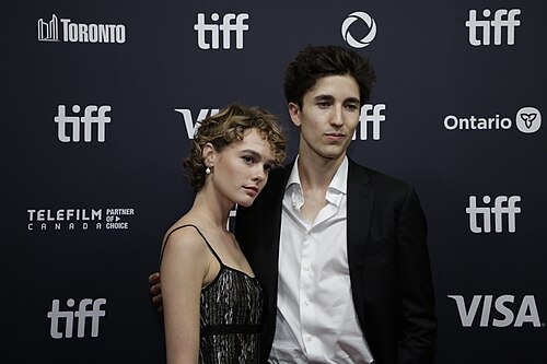 Holden Fraser and Mies van Rooijen at the REntal Family Premiere at TIFF 2025.