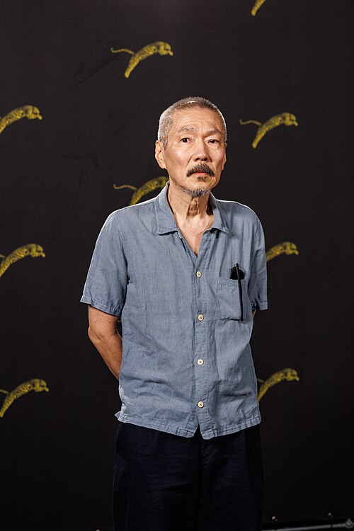 Hong Sang-soo attends "Nun Dul Dega Eomne" photocall during the 79th Locarno Film Festival on August 13, 2026 in Locarno, Switzerland.