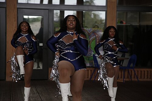 The Howard marching band performing in Washington DC at the CBC ALC54 2026