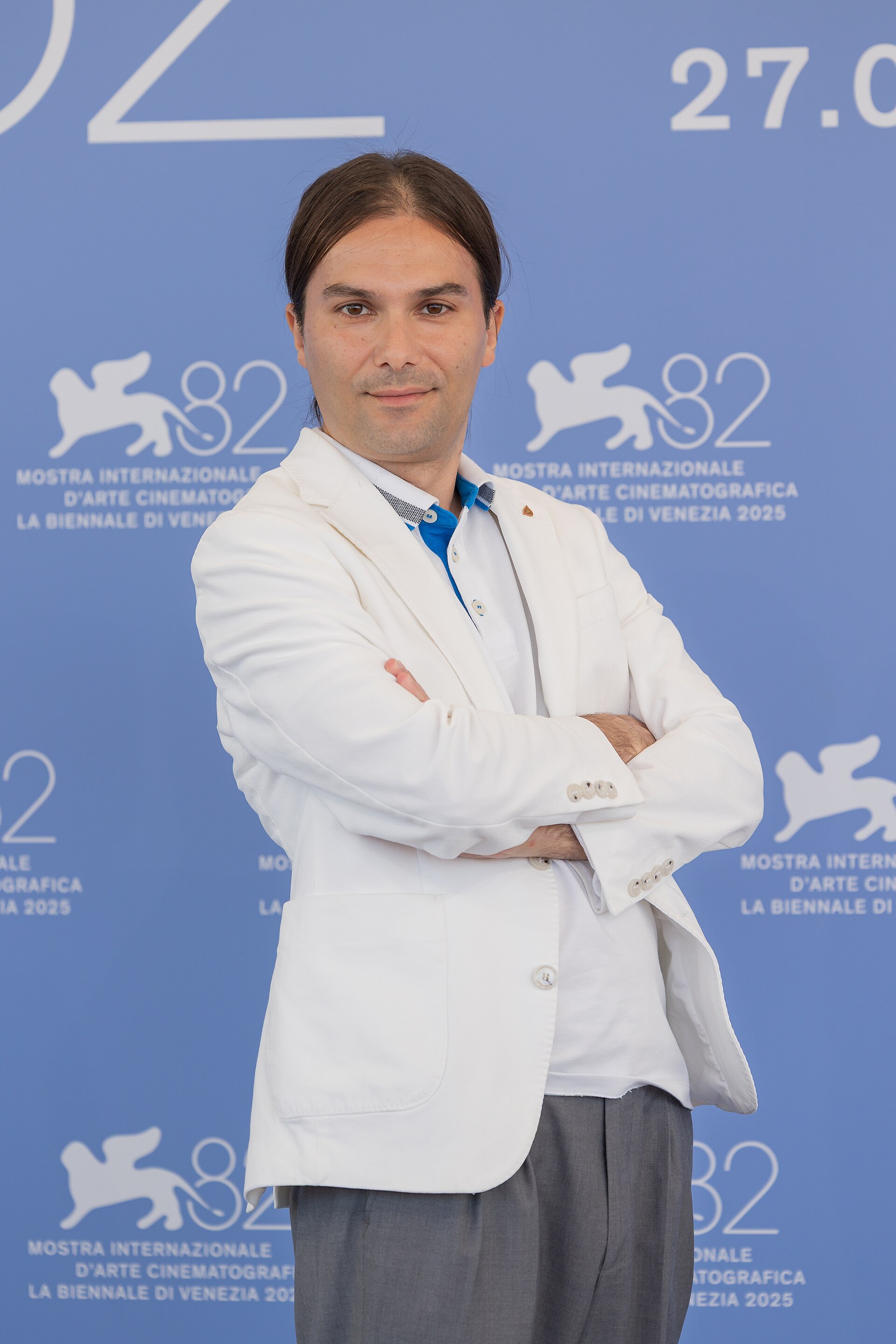 Huseyn Nasirov, actor, at 82nd Venice International Film Festival in Venice, Italy for the film "Boşluğa Xütbə" (Sermon To The Void