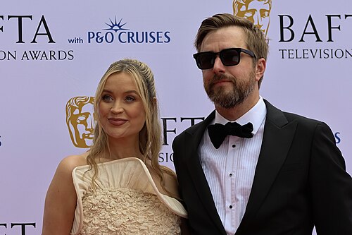 Iain Stirling & Laura Whitmore on the red carpet at BAFTA TV Awards May 26