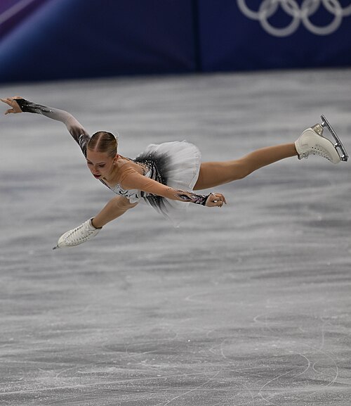 MILAN, ITALY - 19 FEBRUARY 2026: Iida KARHUNEN of Finland compete during the Figure Skating Women Single Skating Free Skating at the Olympic Winter Games Milano Cortina 2026 Milano Ice Skating Arena on February 19, 2026 in Milan, Italy