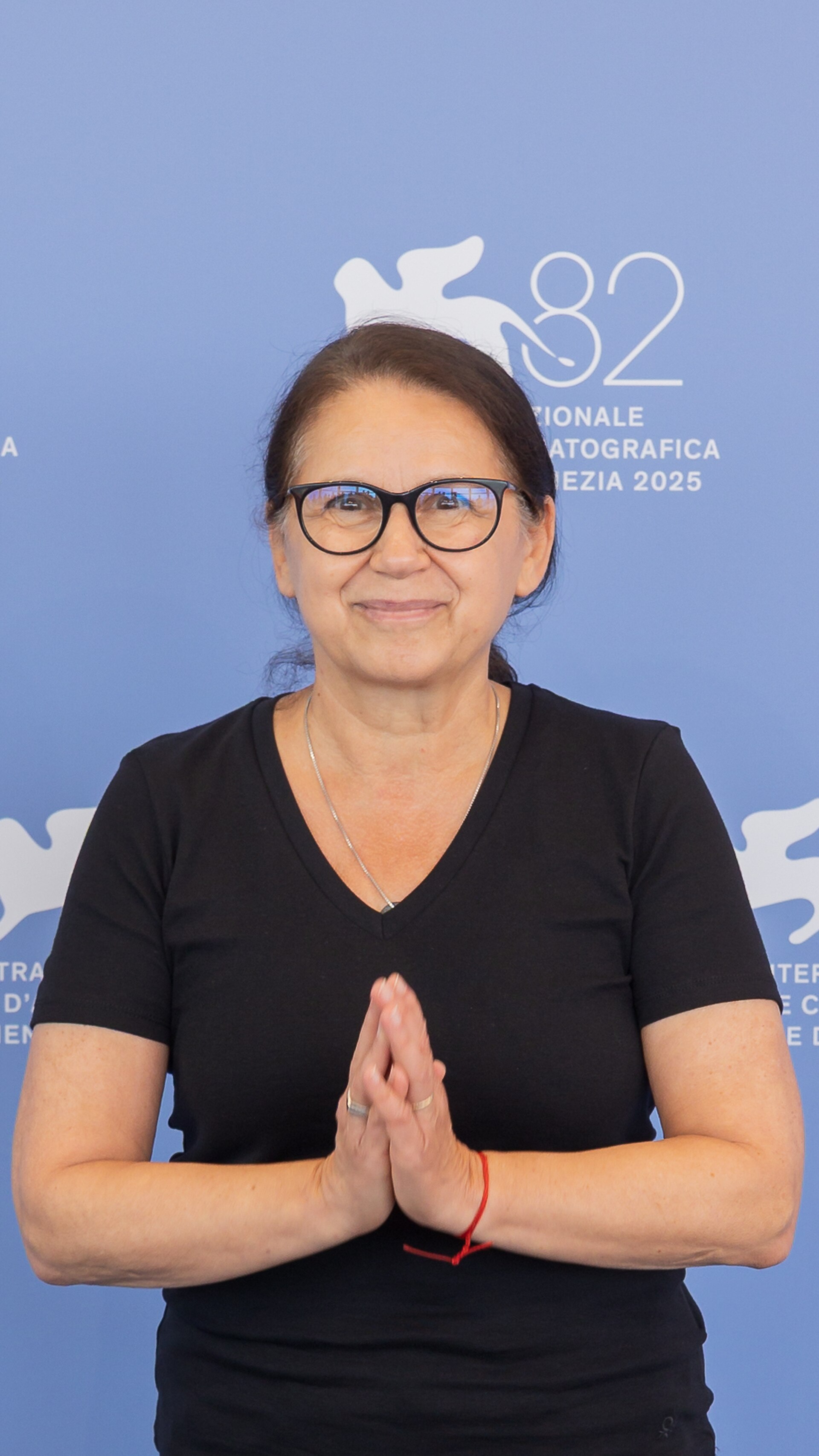 Ildikó Enyedi, director screenwriter, at 82nd Venice International Film Festival in Venice, Italy for the film silent friend.