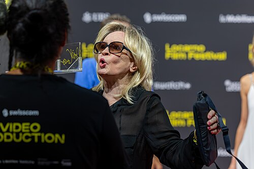 Ingrid Caven on the Red Carpet at the 2026 Locarno Film Festival