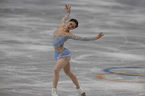 MILAN, ITALY - 19 FEBRUARY 2026: Isabeau LEVITO of United States compete during the Figure Skating Women Single Skating Free Skating at the Olympic Winter Games Milano Cortina 2026 Milano Ice Skating Arena on February 19, 2026 in Milan, Italy
