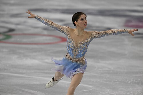 MILAN, ITALY - 19 FEBRUARY 2026: Isabeau LEVITO of United States compete during the Figure Skating Women Single Skating Free Skating at the Olympic Winter Games Milano Cortina 2026 Milano Ice Skating Arena on February 19, 2026 in Milan, Italy