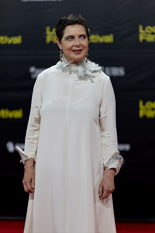 Isabella Rossellini on the Red Carpet at the 2026 Locarno Film Festival