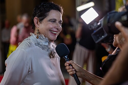 Isabella Rossellini on the Red Carpet at the 2026.Locarno Film Festival