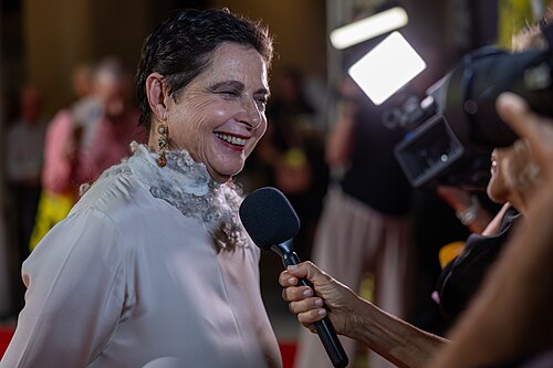 Isabella Rossellini on the Red Carpet at the 2026.Locarno Film Festival