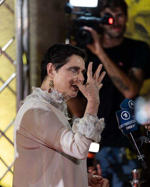 Isabella Rossellini on the Red Carpet at the 2026.Locarno Film Festival