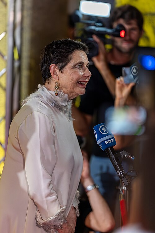 Isabella Rossellini on the Red Carpet at the 2026.Locarno Film Festival