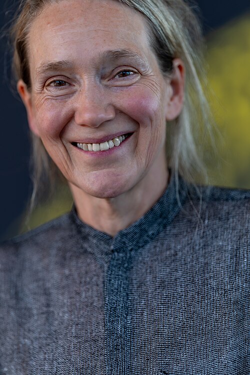 Isabelle Stever at the Q&A for I Rarely Wake Up Dreaming at the 2026 Locarno Film Festival