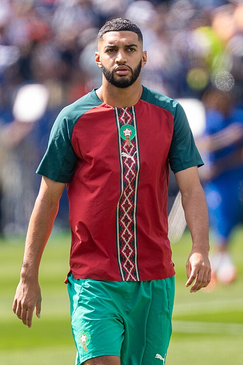 Ismael Saibari during France v Morocco at the 2026 FIFA World Cup