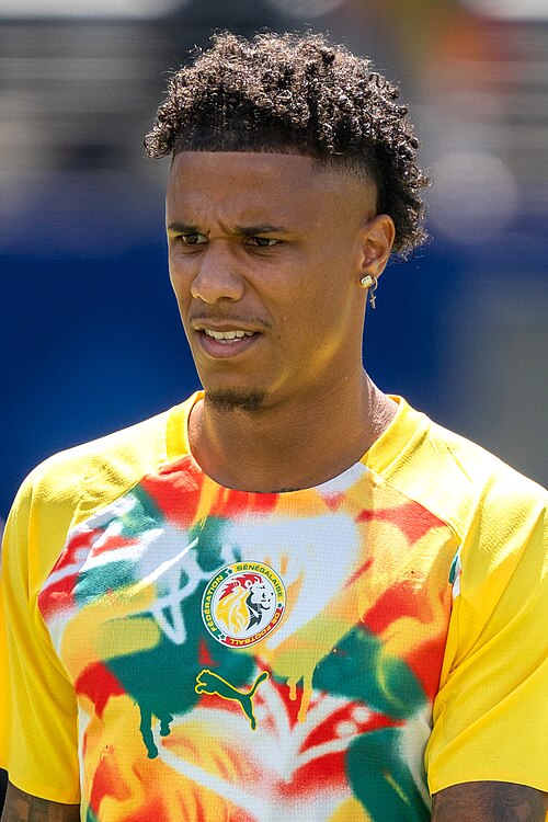 Ismail Jakobs during France v Senegal on 16 June 2026 at the 2026 FIFA World Cup at NY/NJ Stadium in East Rutherford, NJ