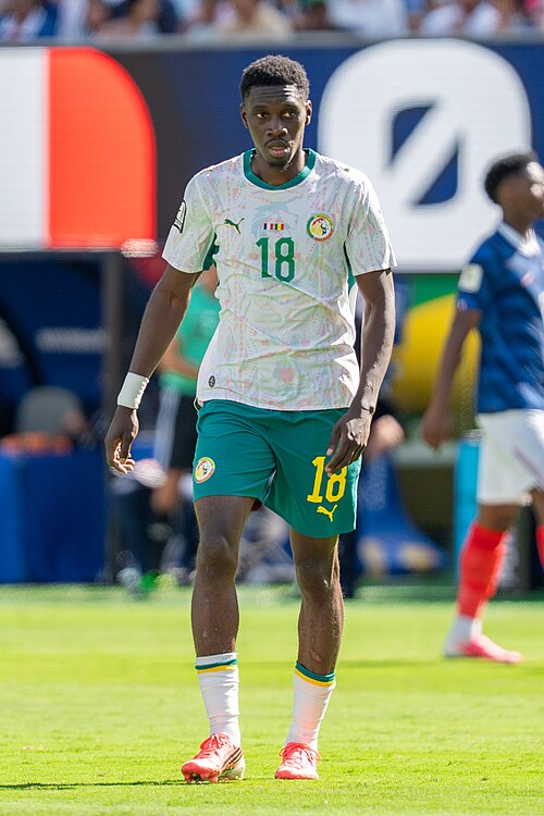 Ismaila Sarr during France v Senegal on 16 June 2026 at the 2026 FIFA World Cup at NY/NJ Stadium in East Rutherford, NJ