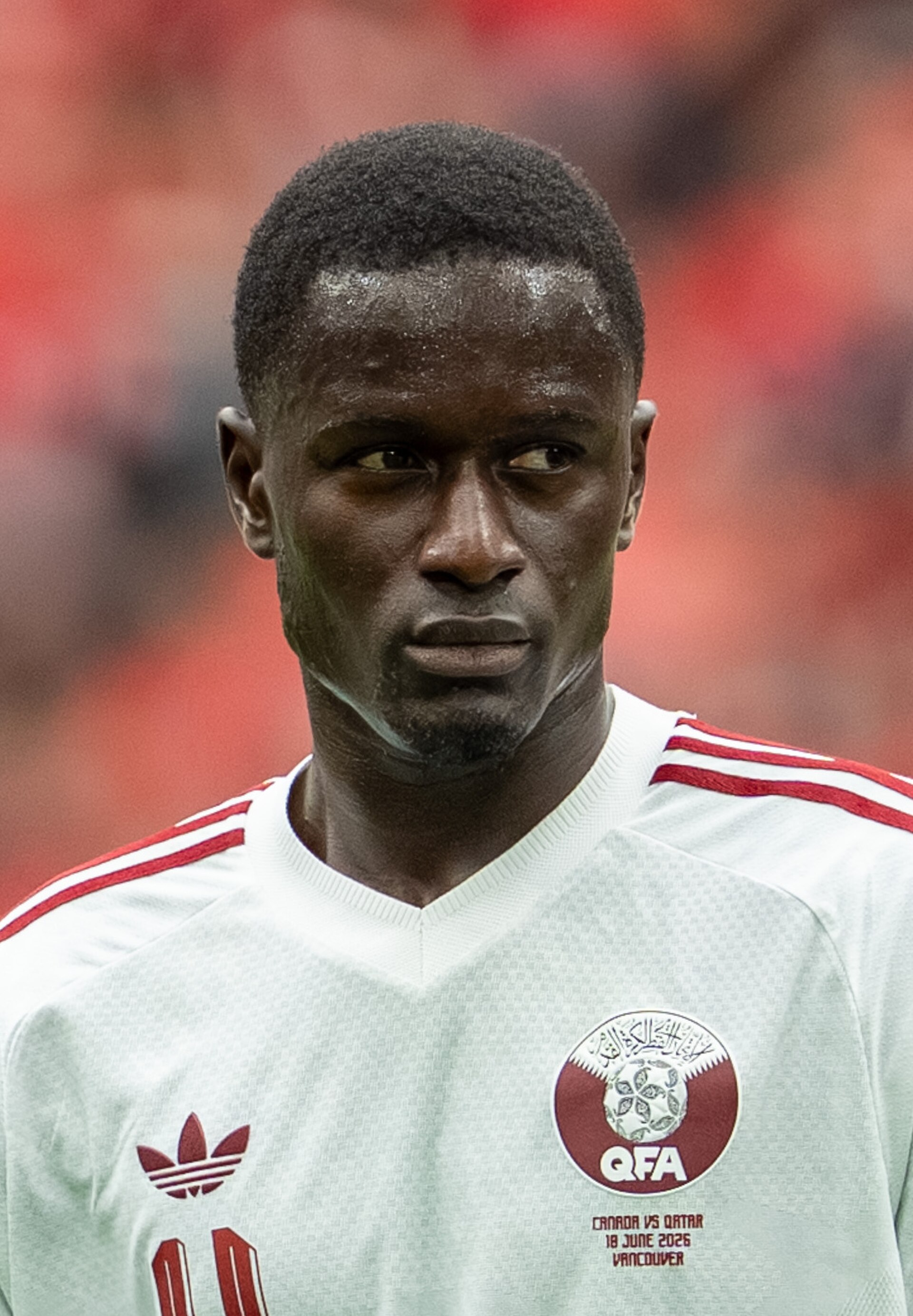 Issa Laye during Canada v Qatar on 18 June 2026 at the 2026 FIFA World Cup
