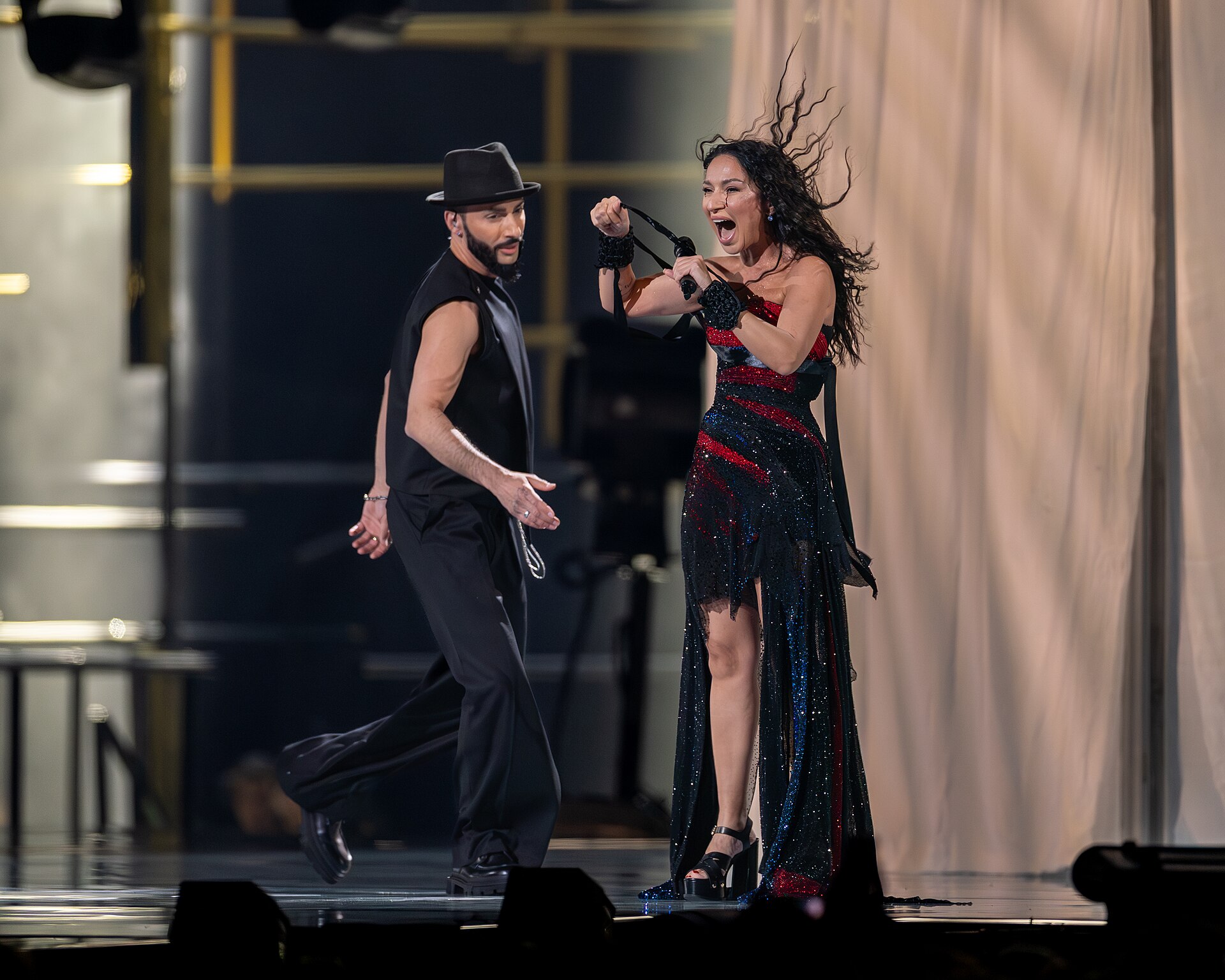 JIVA performing Just Go, representing Azerbaijan in the 2nd Semi Final of the 2026 Eurovision Song Contest in Vienna