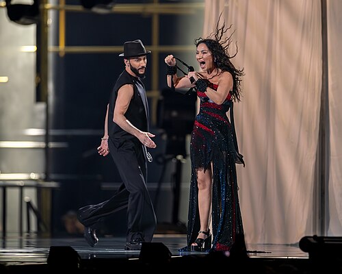 JIVA performing Just Go, representing Azerbaijan in the 2nd Semi Final of the 2026 Eurovision Song Contest in Vienna