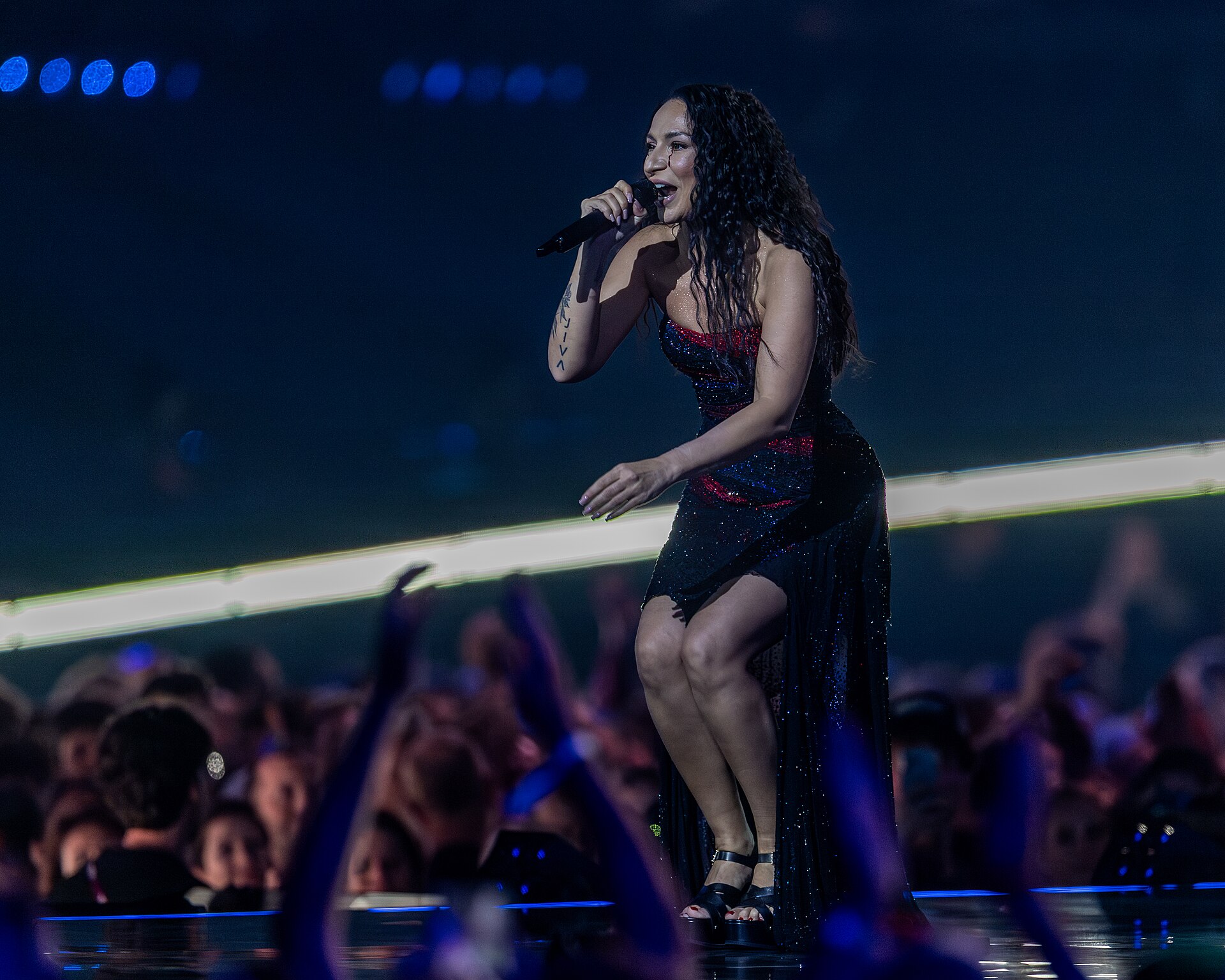 JIVA performing Just Go, representing Azerbaijan in the 2nd Semi Final of the 2026 Eurovision Song Contest in Vienna