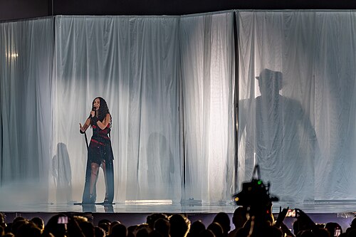 JIVA performing Just Go, representing Azerbaijan in the 2nd Semi Final of the 2026 Eurovision Song Contest in Vienna