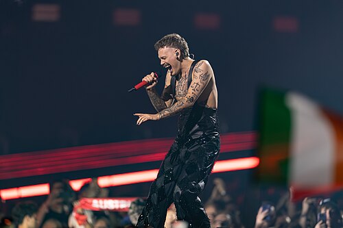 JONAS LOVV performing  YA YA YA, representing Norway in the 2nd Semi Final of the 2026 Eurovision Song Contest in Vienna