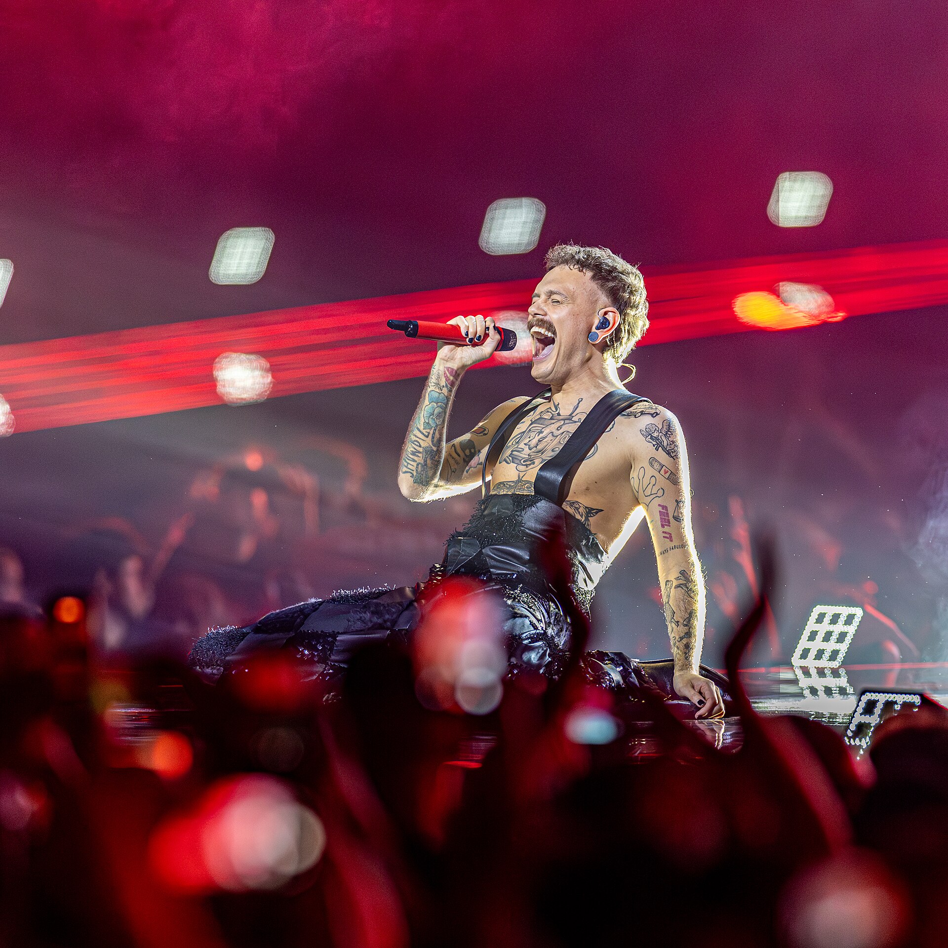 JONAS LOVV performing  YA YA YA, representing Norway in the 2nd Semi Final of the 2026 Eurovision Song Contest in Vienna