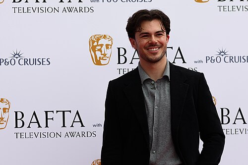 Jack Edwards at the TV BAFTAs red carpet, May 26