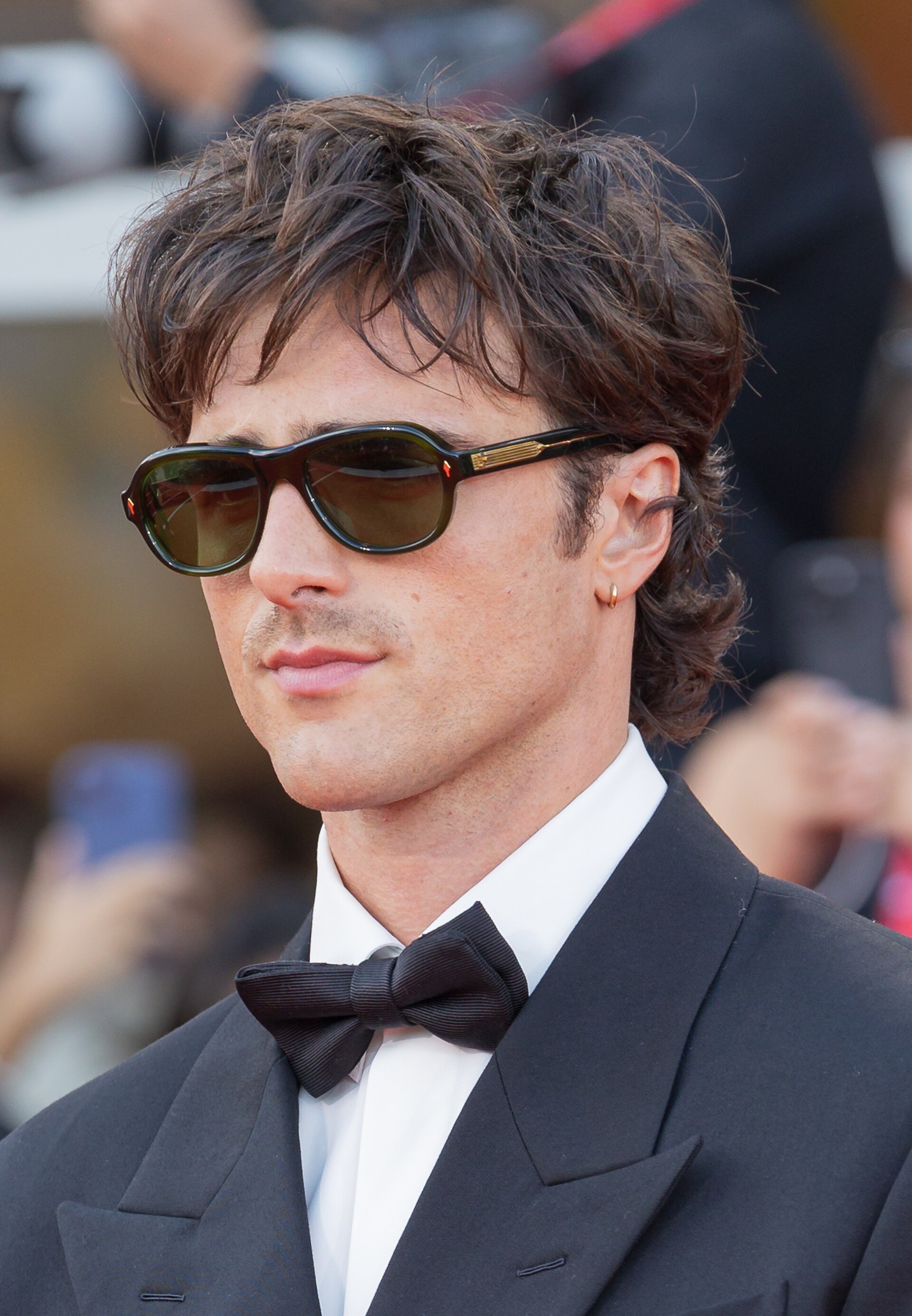 Jacob Elordi, actor, at 82nd Venice International Film Festival in Venice, Italy for the film Frankenstein.