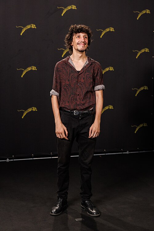 Jacopo Demetrio Massara attends "Il Cileno"  (The Chilean) photocall during the 79th Locarno Film Festival on August 13, 2026 in Locarno, Switzerland.