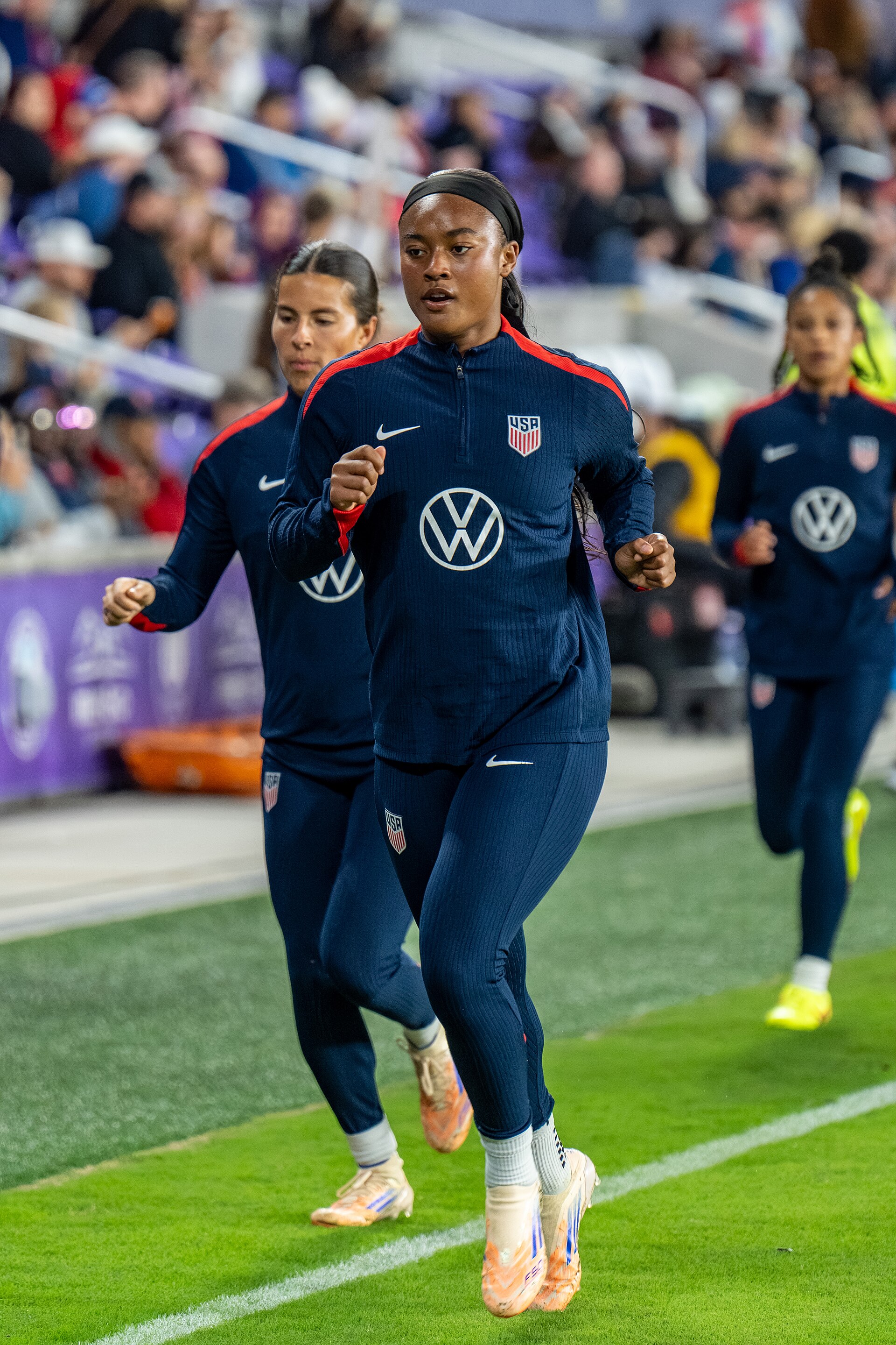 Jaedyn Shaw during United States Women's Soccer Team vs Italy Women's National Football Team on November 28 2025