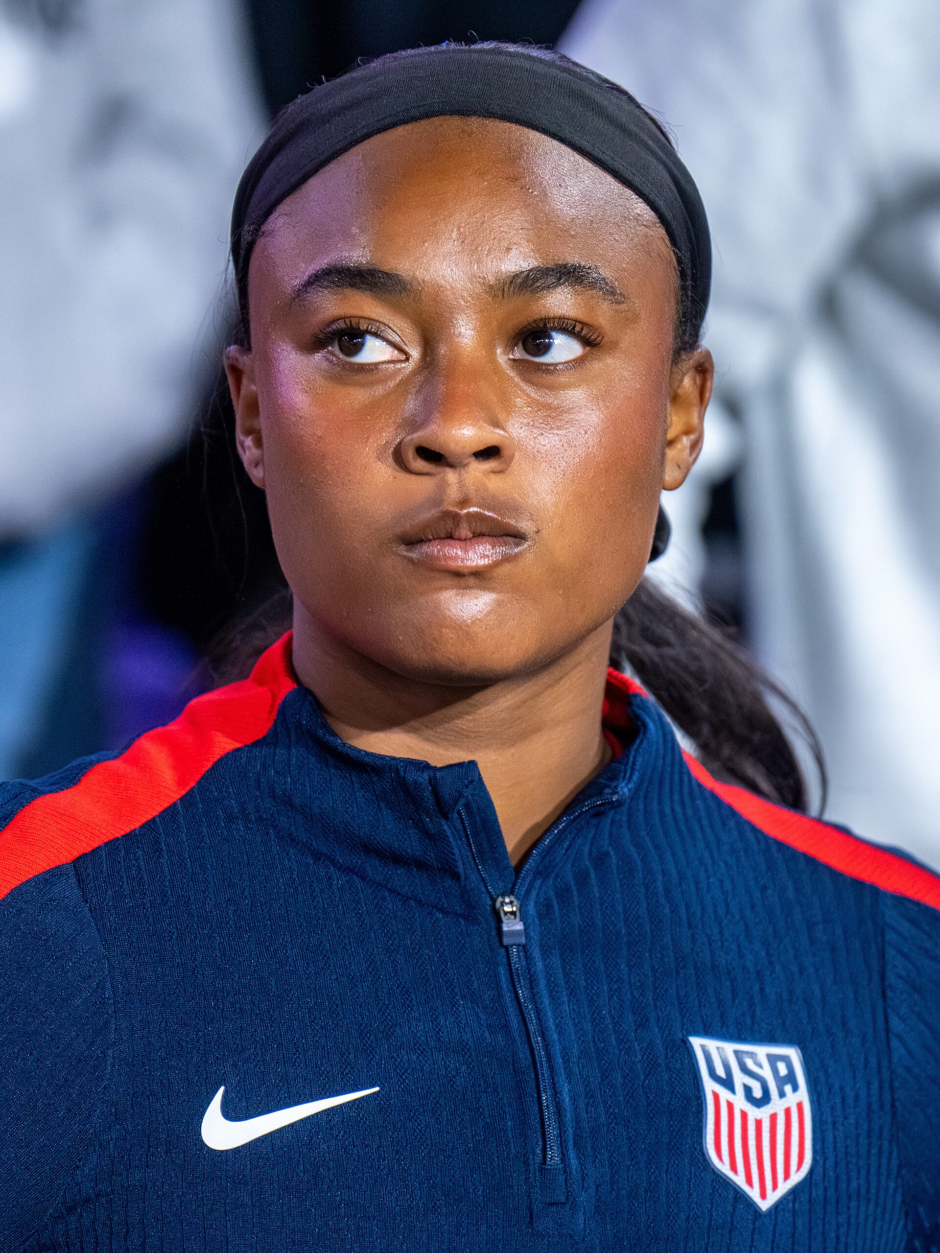Jaedyn Shaw during United States Women's Soccer Team vs Italy Women's National Football Team on November 28 2025