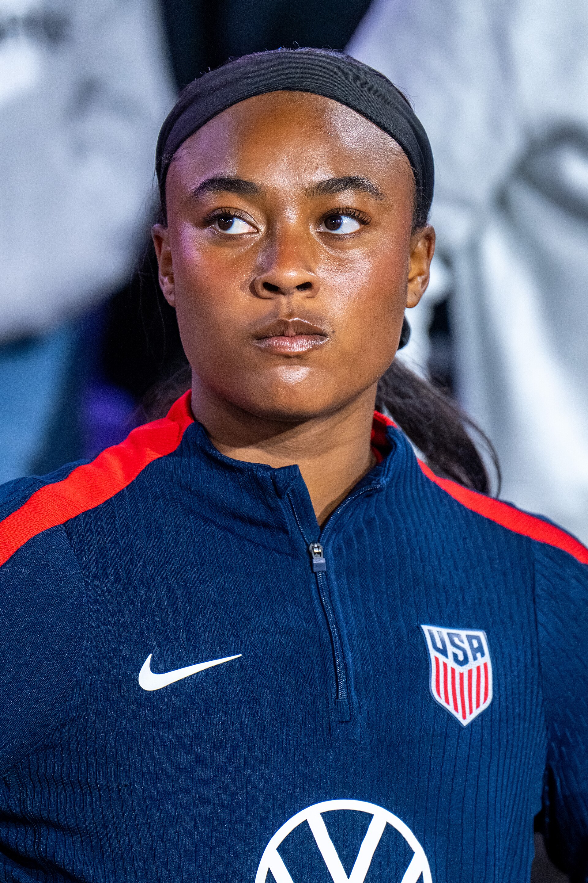 Jaedyn Shaw during United States Women's Soccer Team vs Italy Women's National Football Team on November 28 2025