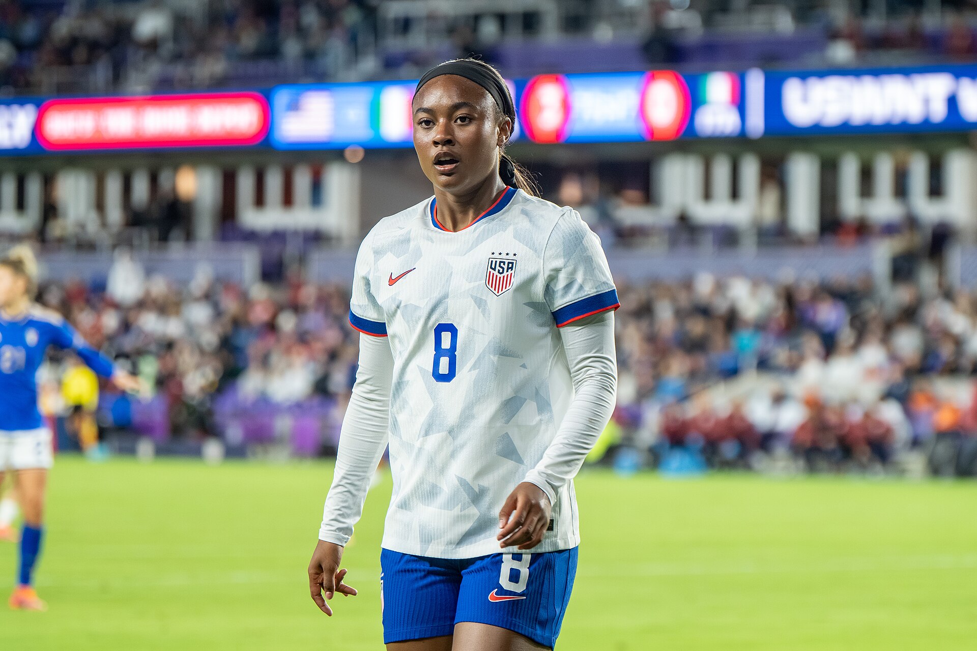 Jaedyn Shaw during United States Women's Soccer Team vs Italy Women's National Football Team on November 28 2025