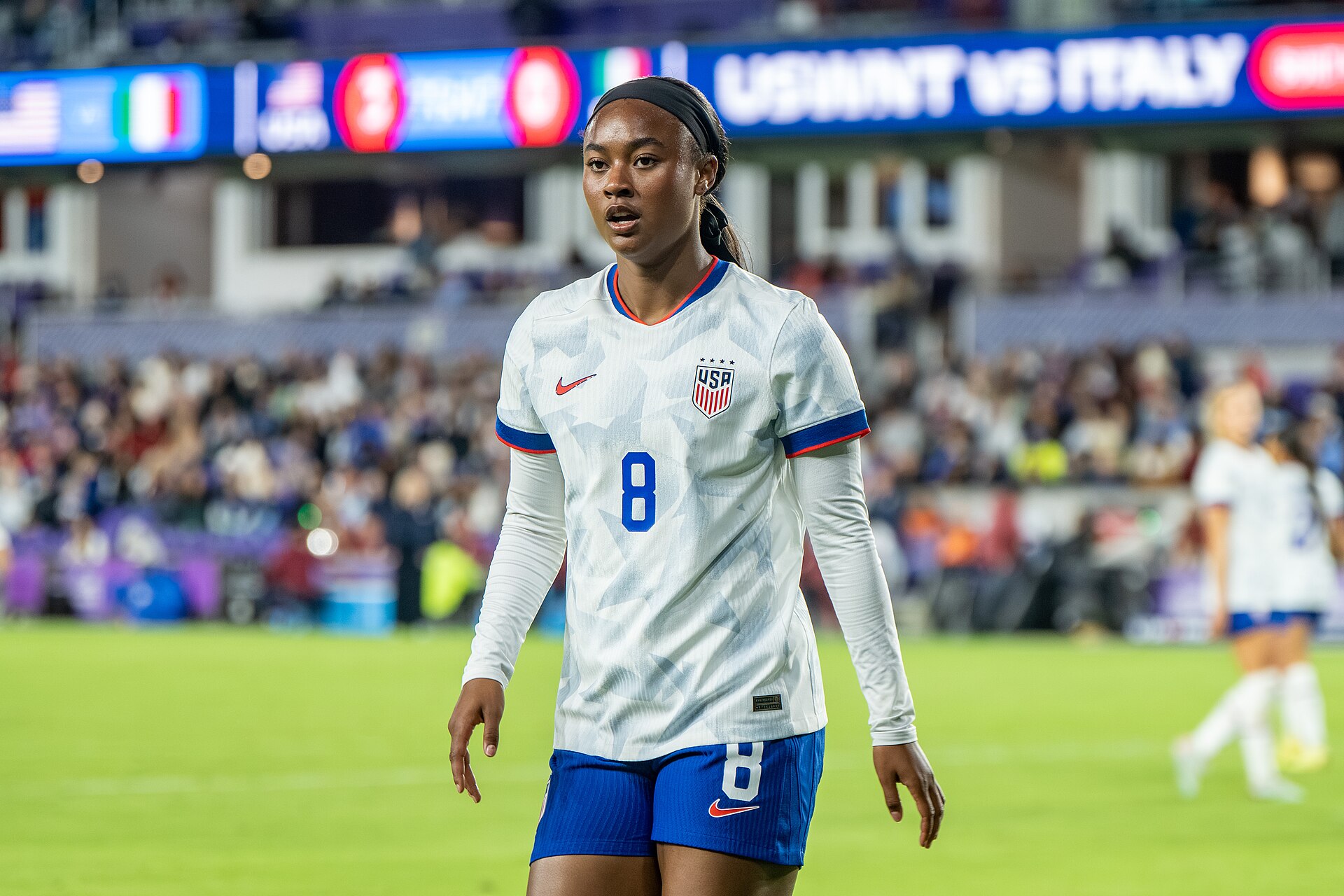 Jaedyn Shaw during United States Women's Soccer Team vs Italy Women's National Football Team on November 28 2025