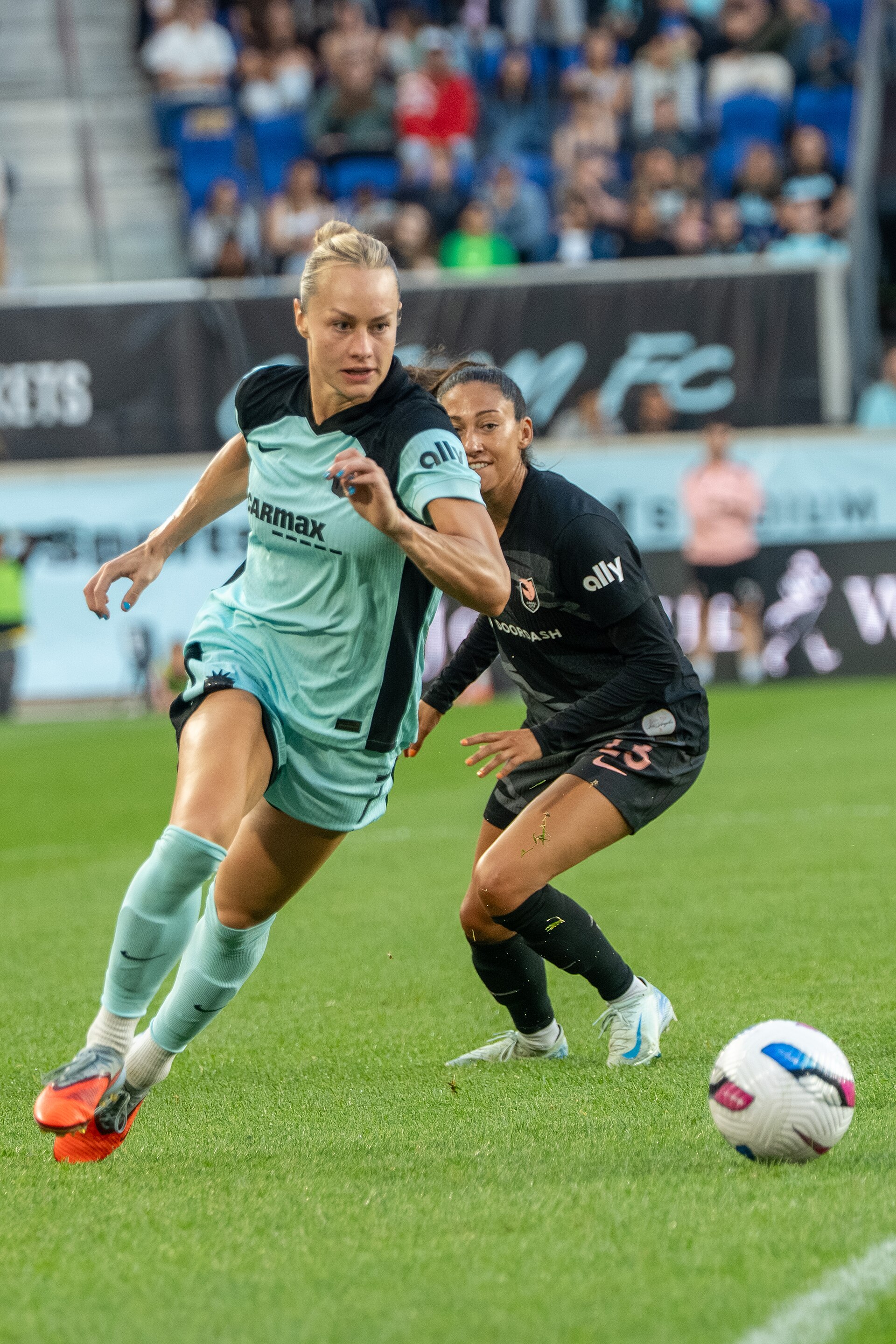 Jaelin Howell Christen Press during Gotham vs Angel City Sep 7 25