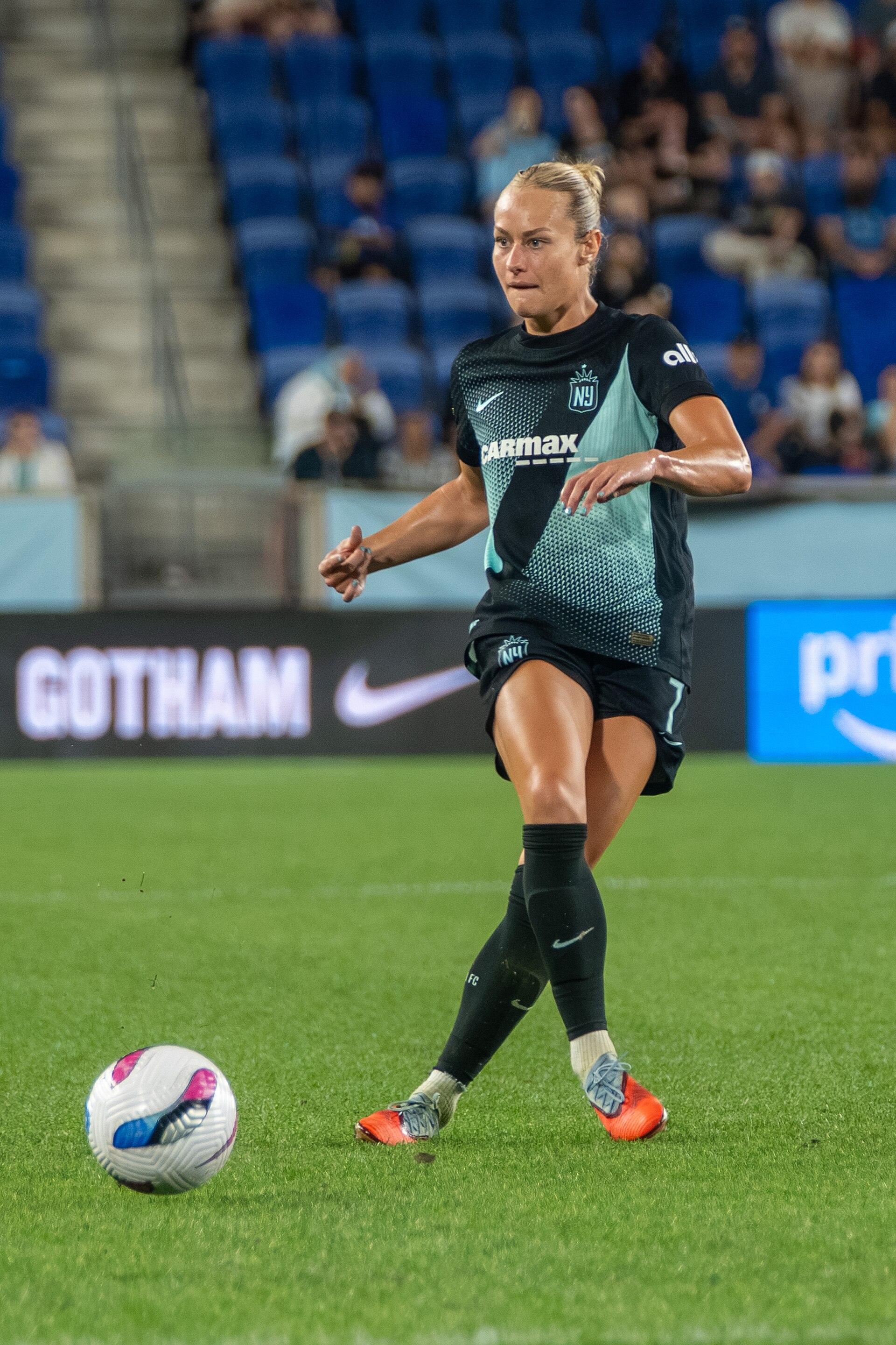 Jaelin Howell during Gotham FC vs Utah Royals on 23 Aug 2025