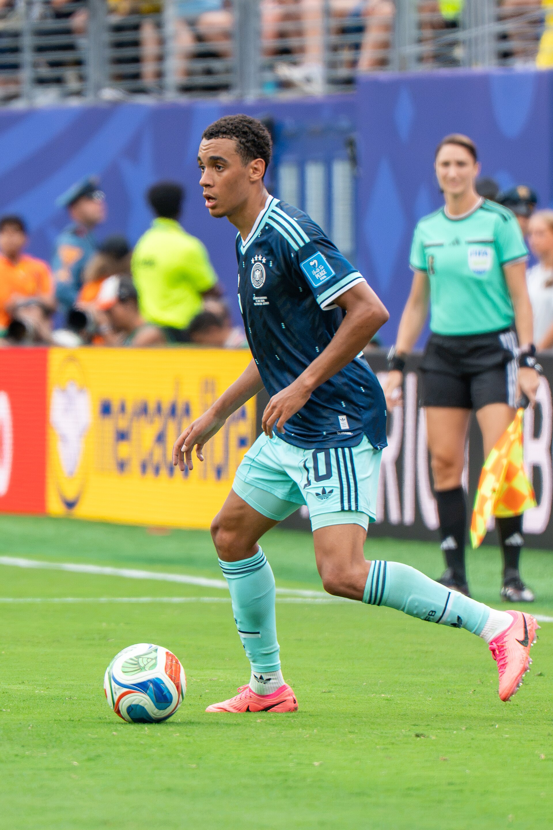 Jamal Musiala during Ecuador v Germany on 25 June 2026 at the 2026 FIFA World Cup